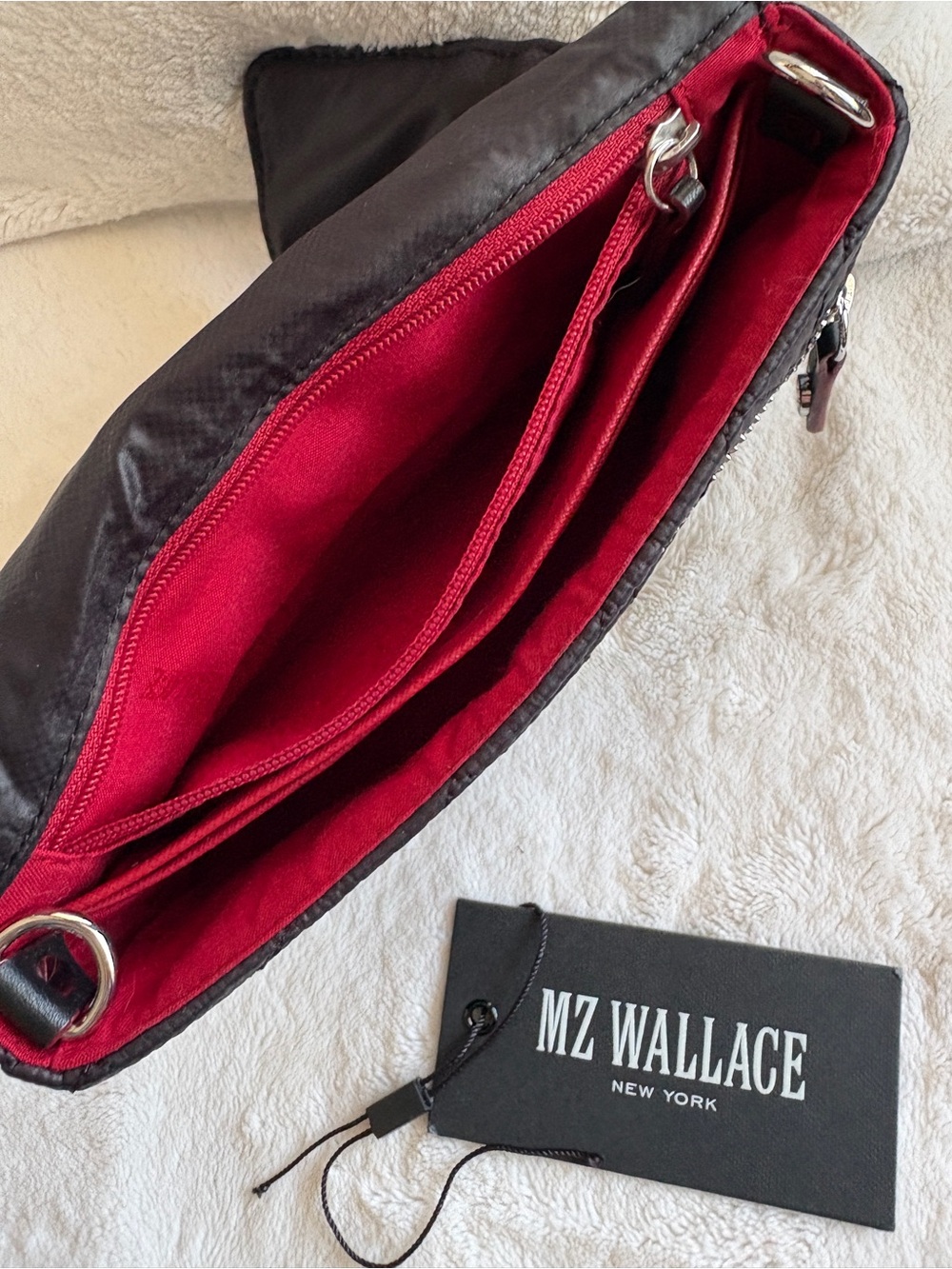 MZ Wallace Crosby Convertible wristlet wallet crossbody - Picture 7 of 11